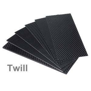 China High Tensile Strength Carbon Fiber Plate 0.3mm Plain Surface wholesale