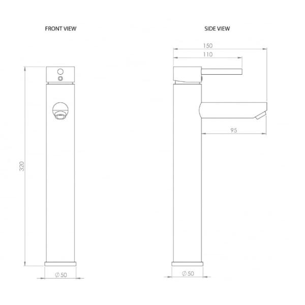 Solid Brass Silver Thermostatic Intelligent Electricity Shower Faucet