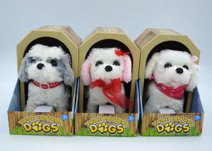 China Electronic Children's Moving Puppy Toy , Toy Walking Dogs That Bark And Walk on sale