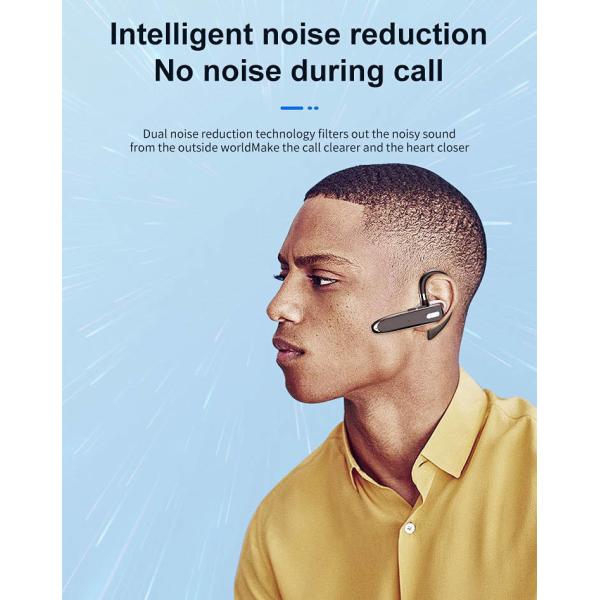 Waterproof Wireless Earhook Headphone 500 MAh Battery For Running