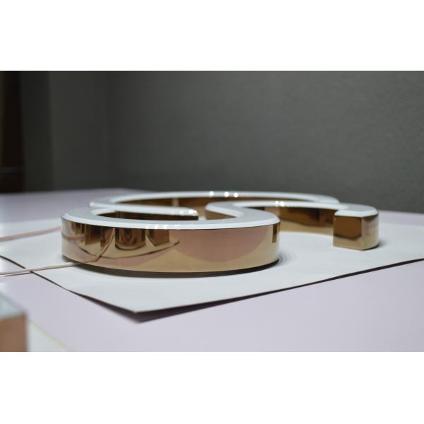 TUV Depth 55mm Face Lit Channel Letters , SUS Outdoor LED Display Signs