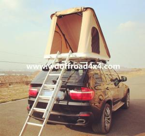 China Ne Side Open Hard Sided Roof Top Tent , ABS Lid Triangle Roof Top Tent wholesale