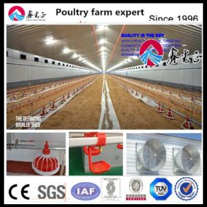 China Steel Poultry House with Sliding Windows and Ventilation on sale