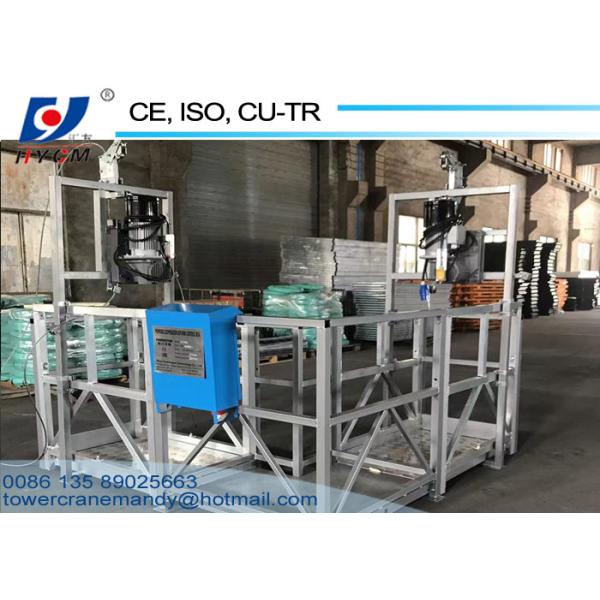 ZLP800-L Shape 8.3m/min Lifting Speed Suspended Scaffold Platform 4*31SW+FC-8.6mm Steel Rope Safe Working Platform