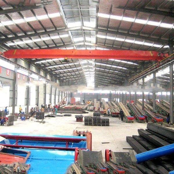 High Strength Steel Single Girder Overhead Crane Customized Speed