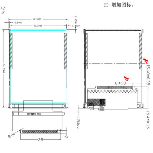 2.2" Resistive TFT LCD Touchscreen Display, 2.2 Inch TFT LCD MCU 8Bits 16Bits Interface