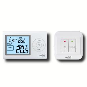 China 24 Hour RF Programmable Room Adjustable Temperature Thermostat Multi - Function Easy Operation wholesale