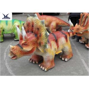 High Simulation Animatronic Dinosaur Scooters Kiddie Rides For Shopping Center