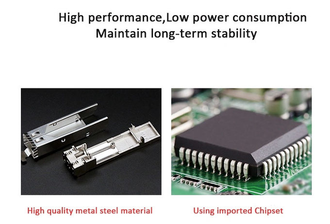 10 Gbps Gigabit Ethernet Sfp Lc Connector Sx Transceiver Low Power Consumption