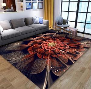 China New Vision 3D Printed Crystal Velvet Living Room Floor Carpets 200*300cm wholesale