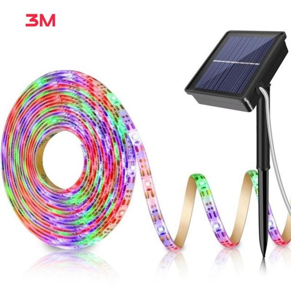 3.7V 30leds/M Solar Strip Light , Solar LED Ribbon Tape Waterproof IP67 For Steps