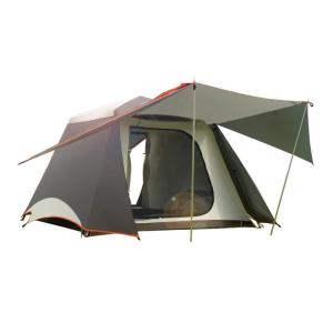 China Outdoor Automatic Quick Family Camping Tent Silver Coating Sunscreen 4-6 Person Tent wholesale