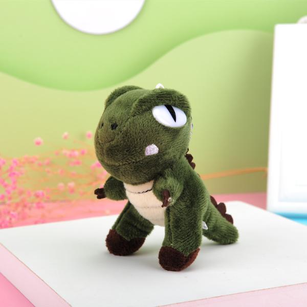 OEM Mini Cartoon Dinosaur Keychain Plush Toys