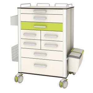 China Aluminium Alloy Movable Medication Dispensing Trolley wholesale