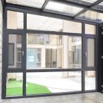 Power Coated 1.4mm Aluminium Casement Window With Mosquito Net