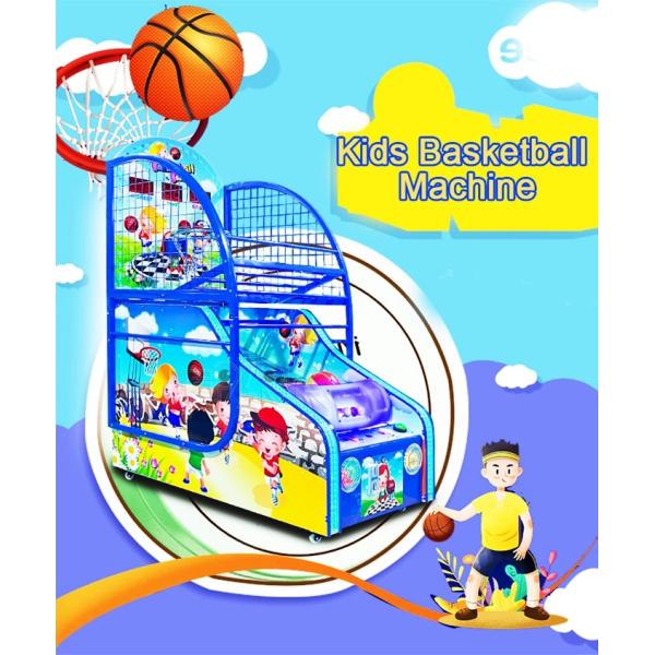 Coin Operated Basketball Game Machine Kids Amusement Street Basketball Game
