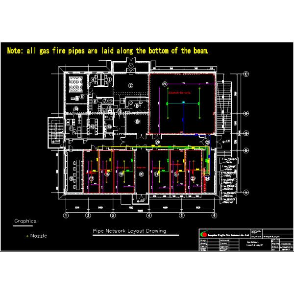 Single Zone Pipe Network FM200 Fire Suppression System For Telecommunication Rooms