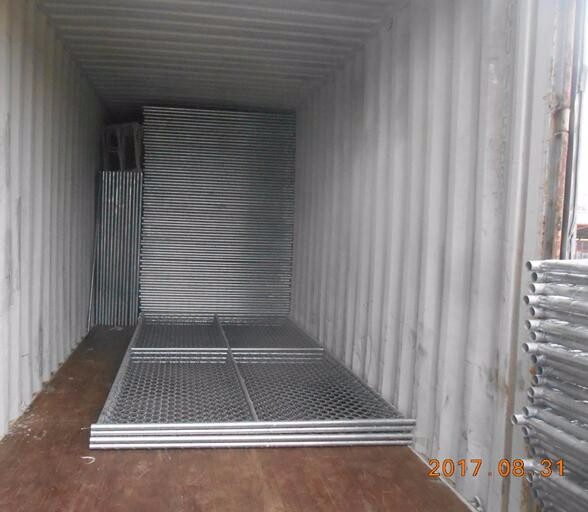 Cross Brace 11.5 Ga (0.11") Us Standard Galvanized Chain Link Temporary Steel Fence No Import Duty