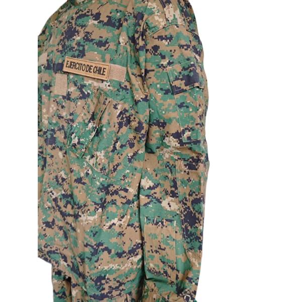 ACU Military Uniform Digital Woodland Camouflage Tactical Field Uniform 50 50 Nylon Cotton Material