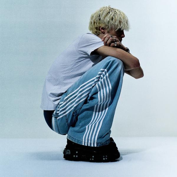 Clothing Manufacturers Custom High Quality Blank Acid Wash Stacked Jean Denim Stacked Sweatpants Straight Leg With Stripe