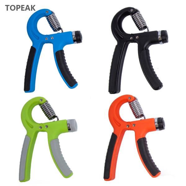 Silicone Hand Grip Strengthener With Counter Silicone Stretcher Green 150 Lbs 60 Kg