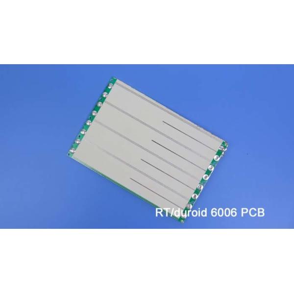 25mil RT Duroid 6006 RF PCB With Green Solder Mask And Immersion Gold