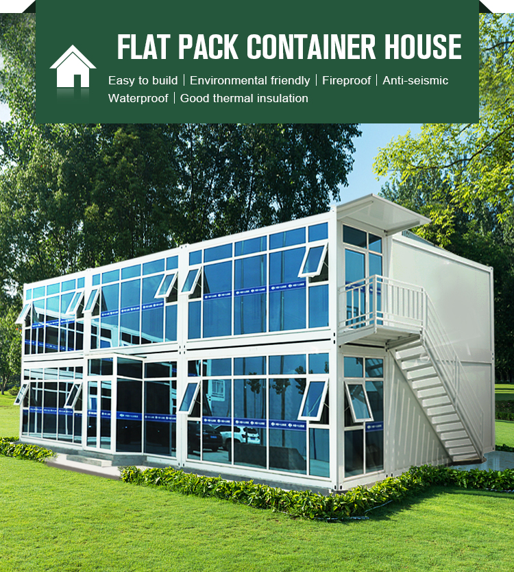 Zontop china Structure Sandwich Panel Container Villa Sentry Box Guard House Shop House Warehouse