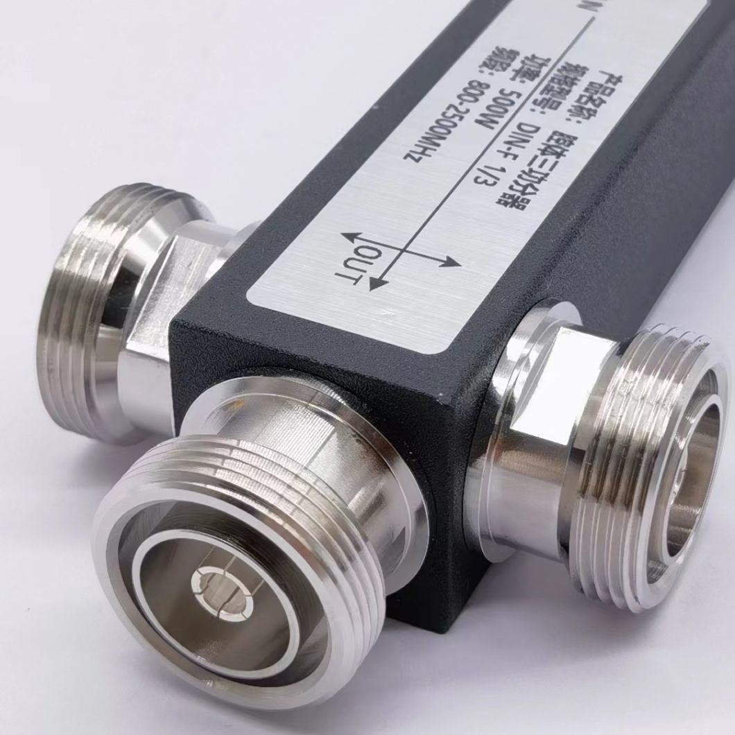 High Quality VHF RF 200W 350-3800MHz with N Female Connector 2/3/4way Power Divider/ Splitter Factory Directly Widely Used for Telecommunication Systems