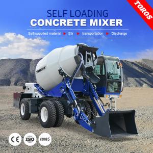 China Mobile Self Loading Concrete Mixer Truck 55KW Automated Operation wholesale