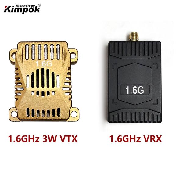 Quality 1.6G 1.7G 1.8g FPV VTX 3W Drone Video Transmitter Receiver with IRC-Trump for sale
