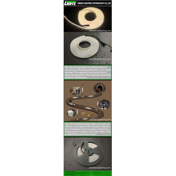 SMD5050 140Leds/M Waterproof LED Tape Lights 220V For Underground Mining