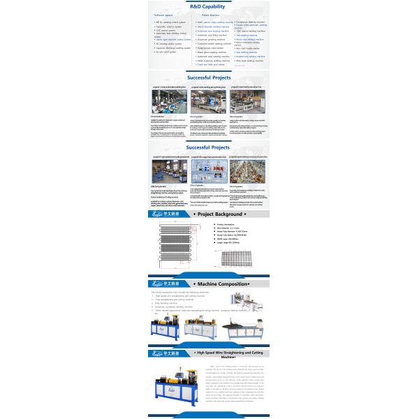 Hwashi Automatic Multi Point Refrigerating Condenser Wire Mesh Spot Welding Machine Low Carbon Steel Wire Mesh Welding