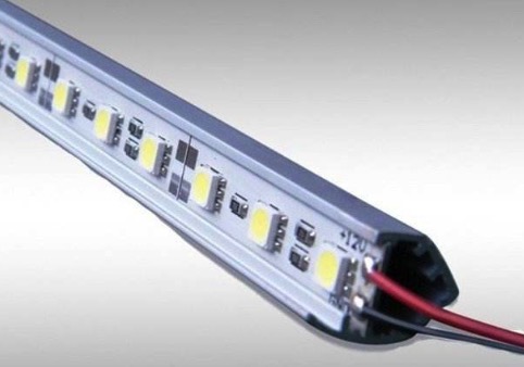 Aluminum SMD 3528 / 5630 Side Emitting LED Strip Lights 12V Rigid Multi Color