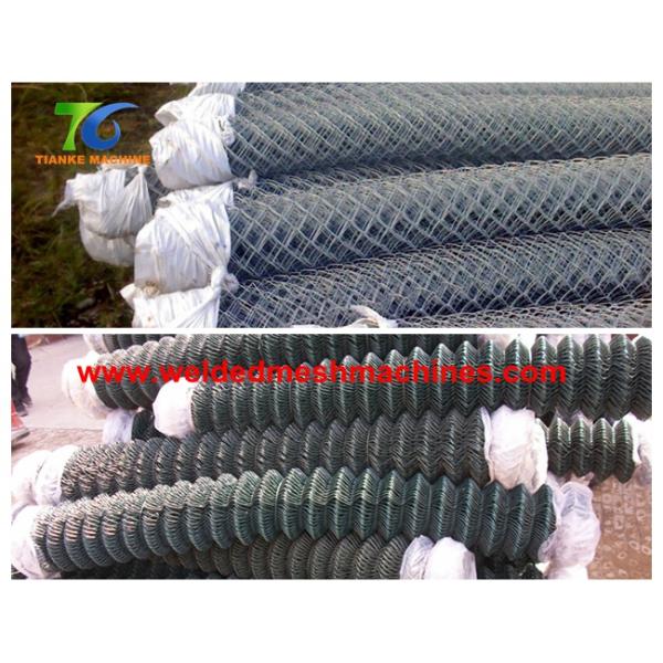 5.5kw 3000mm Cyclone Chain Link Fence Machine 4mm Single Wire