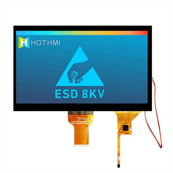 10.1 Inch High Brightness TFT LCD With CTP | 1024x600 Resolution LVDS Interface