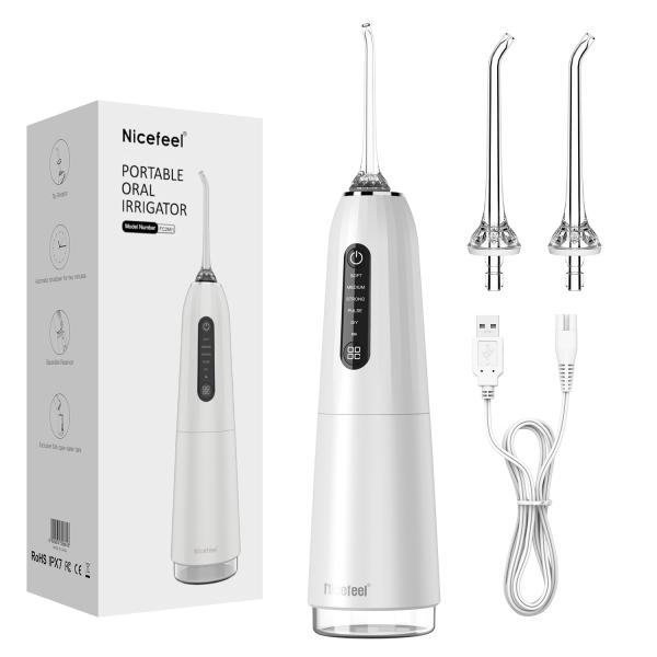 5 Modes 300ml Portable Water Flosser , IPX7 Water Jet Dental Flosser