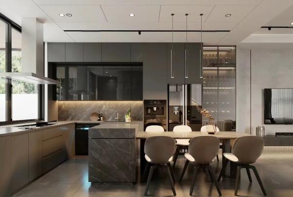 Quality Custom Marble Dining Table Set Hotel Modern Restaurant Banquette Seating for sale
