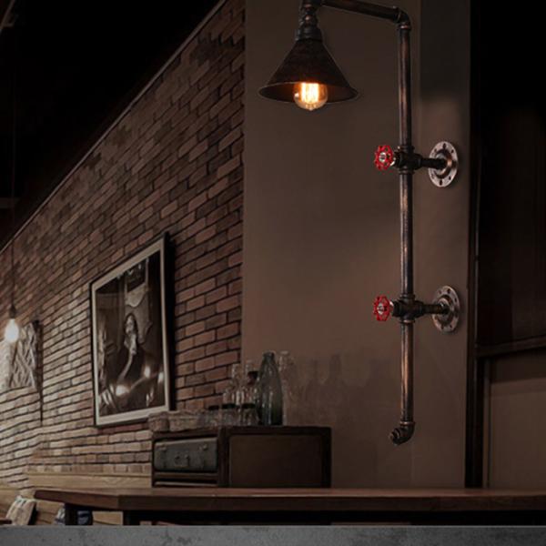 Vintage Filament Bulb Wall Lights Wall Decoration Broze Tube Retro Furniture