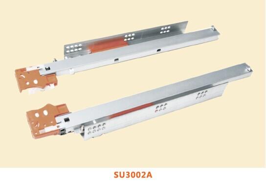 Quality SU3002  Three-fold Full Extension Push-open Undermount Drawer Slide Series (With Locking clip) for sale