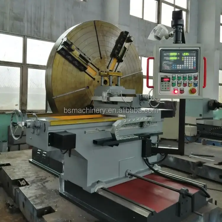 CNC Face Lathe Machine High Precision Auto Wheel Turning Lathe