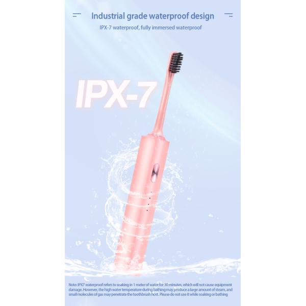 Waterproof IPX7 DuPont Brush Heads Smart Electric Toothbrush With UV Sterilizing