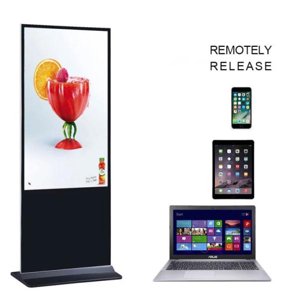 Factory direct sale lcd advertising player floor stand digital signage/totem/kiosk