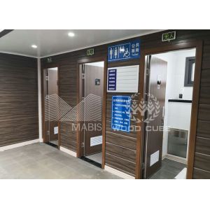 China Convenient Prefabricated Modular Toilets , Q550 Standard Steel Luxury Mobile Toilets wholesale