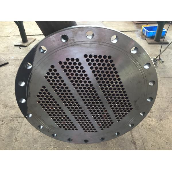 Horizontal Shell And Tube Heat Exchanger Black Color For Factory Mine