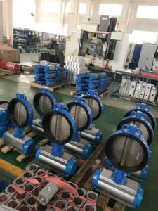 China Sanitary Butterfly Valve With Pneumatic Actuator And Positioner wholesale
