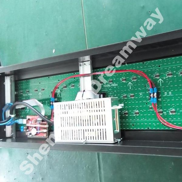 PH 10 Indoor LED Moving Message Display Single Red with CE / UL Standard