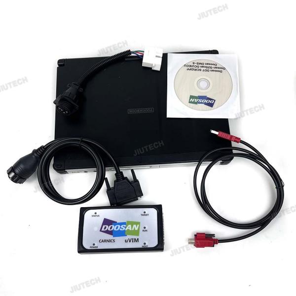 Doosan Diagnostic Tool with 2024 Software Version for Excavator Heavy Industry Engine System SCR DPF DMS-5 DCUECUG2 on Win 10 Professional Edition