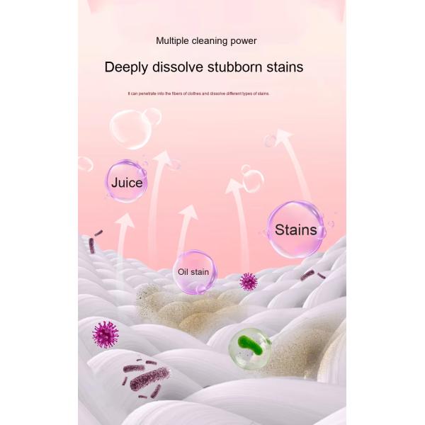 8g Clean Laundry Pods Blue Red Yellow Washing Machine Pods For Sensitive Skin