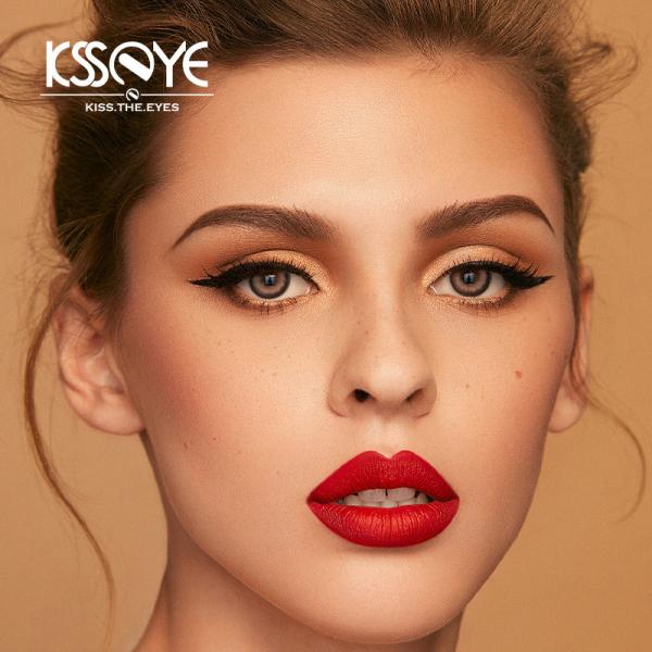 0.08mm Makeup Coffee Natural Black Contacts 1 Year With Lable