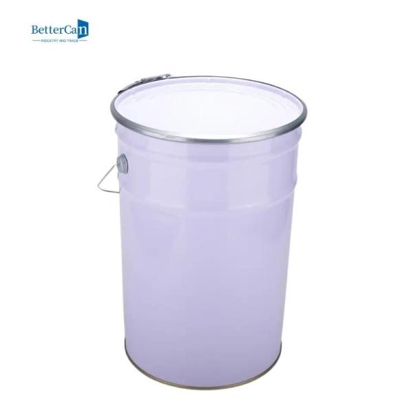 25L Epoxy Tile Grout Sealant 5 Gallon Paint Bucket Empty With Metal Handle